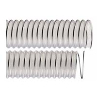 PU材質(zhì), 耐磨，半透明, 鋼絲加強(qiáng), 耐微生物耐水解，可用食品行業(yè)，制藥行業(yè)