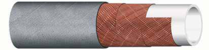 鋼廠、玻璃廠輸送冷卻水，外表玻璃纖維耐熱輻射耐鋼水，耐溫達(dá)1700°C， 絕緣